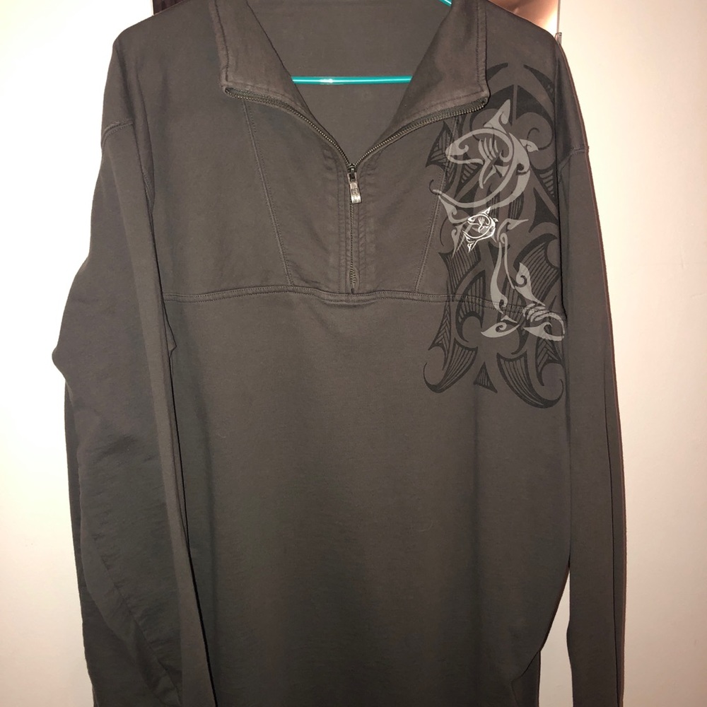 Men’s 1/4 zip pullover. Crazy Shirts. 2xl